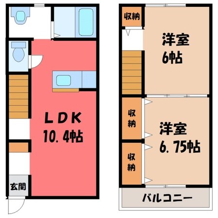 トレーノグランデの物件間取画像